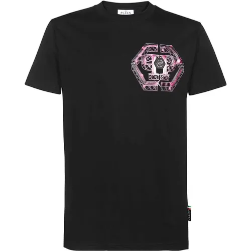 Logo Print Baumwoll T-Shirt , Herren, Größe: 3XL - Philipp Plein - Modalova