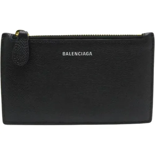 Pre-owned Leather wallets , female, Sizes: ONE SIZE - Balenciaga Vintage - Modalova