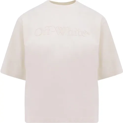Womens Clothing T-Shirts Polos Aw23 , female, Sizes: S - Off White - Modalova