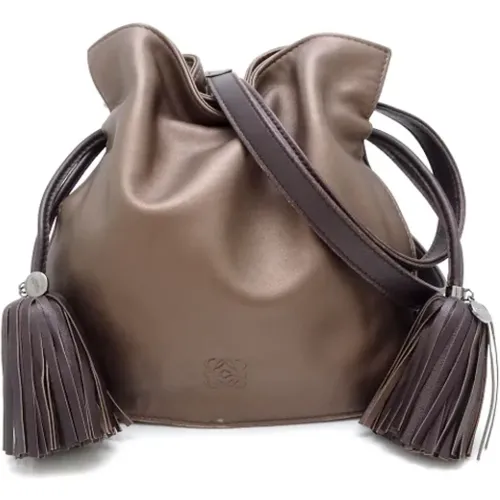 Pre-owned Leather shoulder-bags , female, Sizes: ONE SIZE - Loewe Pre-owned - Modalova