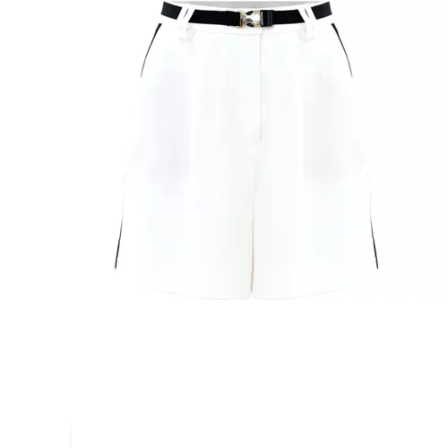 Weiße Casual Bermuda Shorts , Damen, Größe: M - Kocca - Modalova