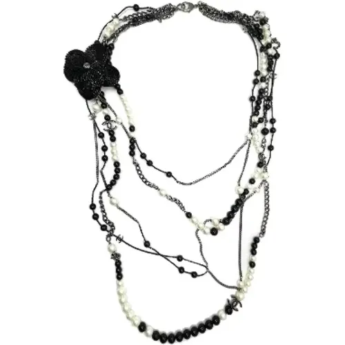 Pre-owned Fabric necklaces , female, Sizes: ONE SIZE - Chanel Vintage - Modalova