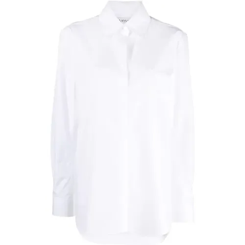 Classic Cotton Tunic Shirt , female, Sizes: 2XS - Lanvin - Modalova