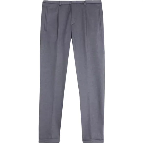 Elegant Men Jogpants with Folded Hem , male, Sizes: XL - BALDESSARINI - Modalova