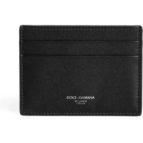 Open Top Card Slots Bag , male, Sizes: ONE SIZE - Dolce & Gabbana - Modalova