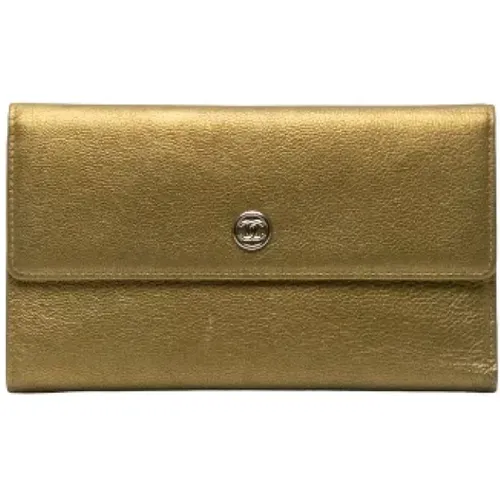 Pre-owned Leather wallets , female, Sizes: ONE SIZE - Chanel Vintage - Modalova