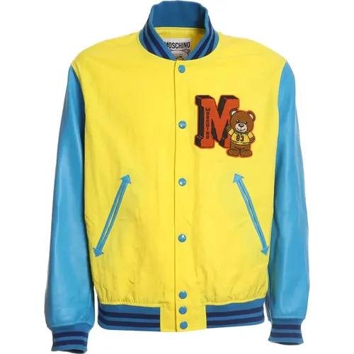 College Bear Teddy Jacket , male, Sizes: L - Moschino - Modalova