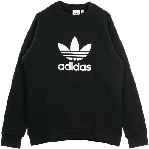 Stylish Crewneck Sweatshirt /White , male, Sizes: L, XL - Adidas - Modalova