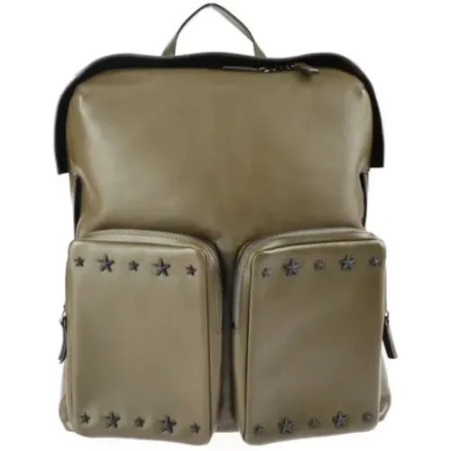 Pre-owned Leather backpacks , female, Sizes: ONE SIZE - Jimmy Choo Pre-owned - Modalova