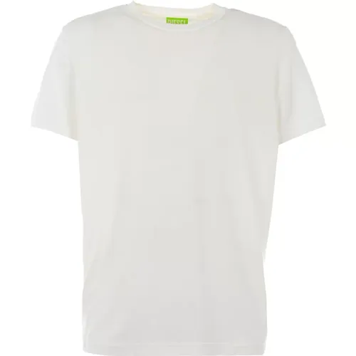 Sportliches Herren T-Shirt Weiß Outlet , Herren, Größe: XL - Diesel - Modalova