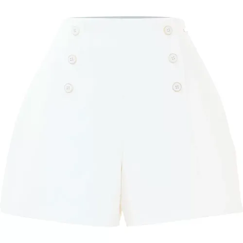 Trendige Shorts mit Dekorativen Knöpfen , Damen, Größe: XS - Kocca - Modalova