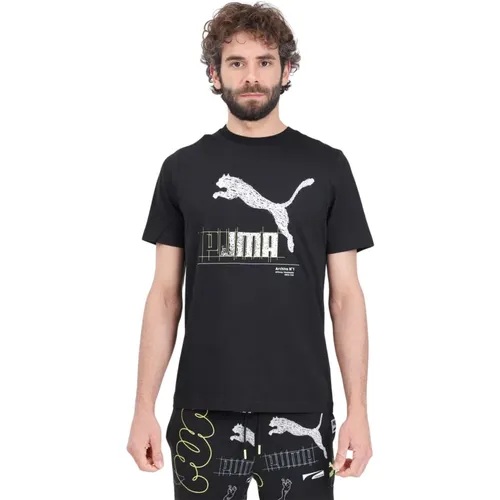 T-Shirts , Herren, Größe: L - Puma - Modalova