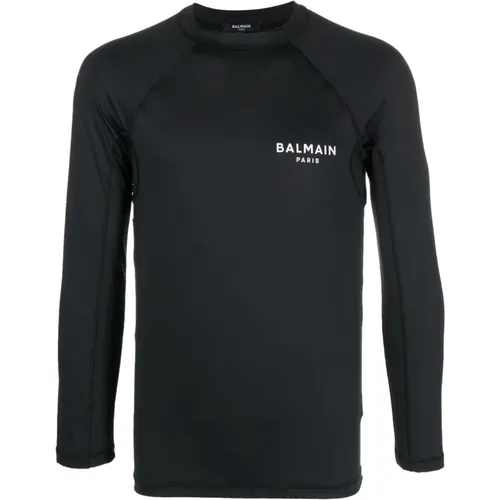 Long Sleeve Tops , Herren, Größe: M - Balmain - Modalova