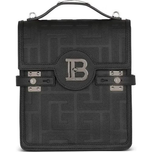 B-Buzz Umhängetasche 22 Leder - Balmain - Modalova