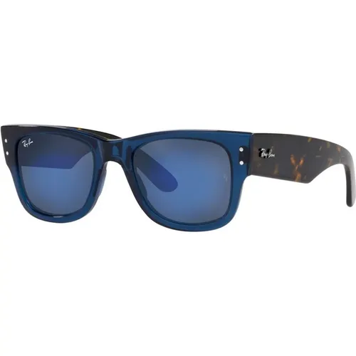 Mega Wayfarer Sunglasses Transparent , unisex, Sizes: 51 MM - Ray-Ban - Modalova