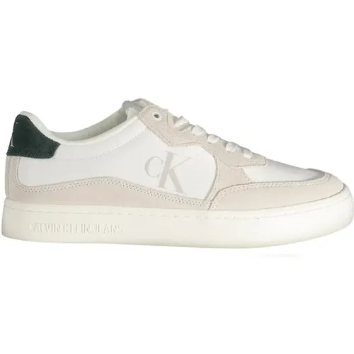 Polyester Sneakers with Logo Print , male, Sizes: 10 UK, 9 UK, 6 UK, 7 UK, 11 UK, 8 UK - Calvin Klein - Modalova