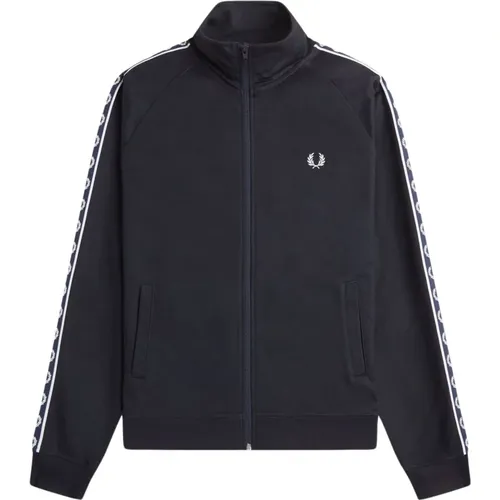 Contrast Tape Tracktop , male, Sizes: 2XL - Fred Perry - Modalova
