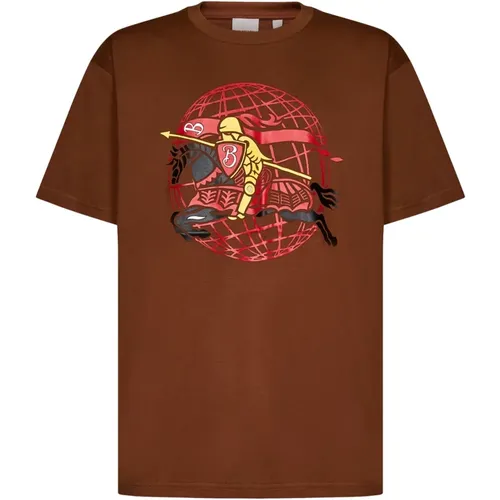 Herren Equestrian Knight Design T-Shirt - Burberry - Modalova
