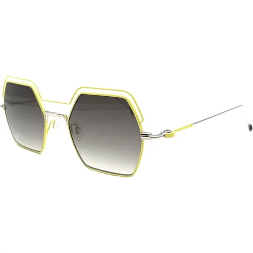 Yellow & Orange Sunglasses Socotra , female, Sizes: ONE SIZE - Anne & Valentin - Modalova