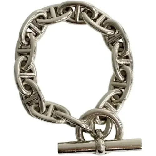 Pre-owned Silver bracelets , female, Sizes: ONE SIZE - Hermès Vintage - Modalova