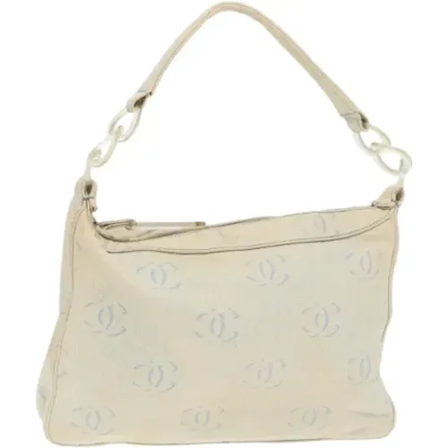 Pre-owned Canvas shoulder-bags , female, Sizes: ONE SIZE - Chanel Vintage - Modalova