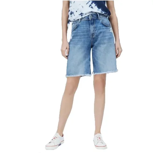 Jeans-Shorts , Damen, Größe: W26 - Pepe Jeans - Modalova