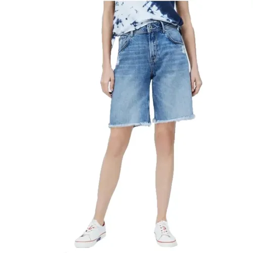 Jeans-Shorts , Damen, Größe: W27 - Pepe Jeans - Modalova