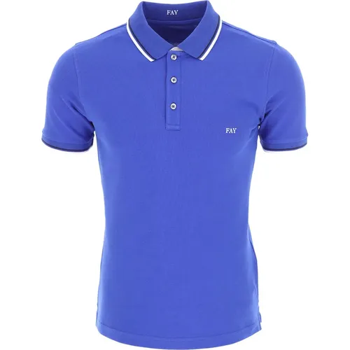 Polo Shirt , male, Sizes: S, L, 2XL - Fay - Modalova