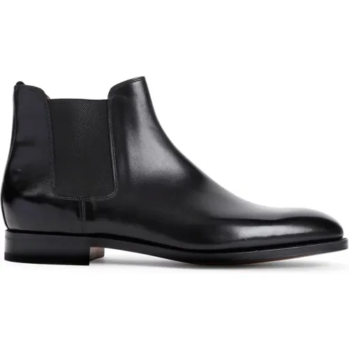 Schwarze Lawry Lederschuhe - John Lobb - Modalova