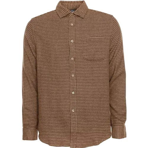 Abstraktes Karohemd , Herren, Größe: 2XL - Portuguese Flannel - Modalova