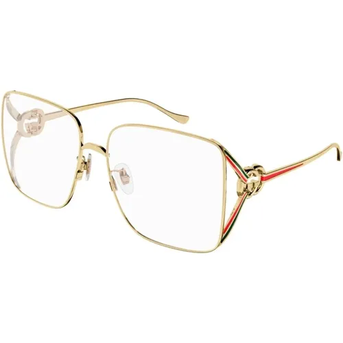 Vintage Oversize Quadratische Sonnenbrille - Gucci - Modalova