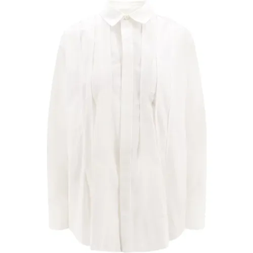 Button-Up Shirt with Breast Pocket , female, Sizes: S, L, M - Sacai - Modalova