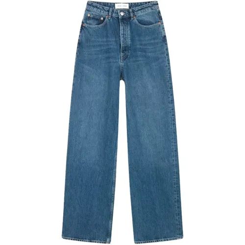 Weite Bein Jeans , Damen, Größe: W26 - Samsøe Samsøe - Modalova