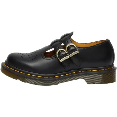 Stilvolle flache Schuhe mit verzierten Zehen , Damen, Größe: 36 EU - Dr. Martens - Modalova