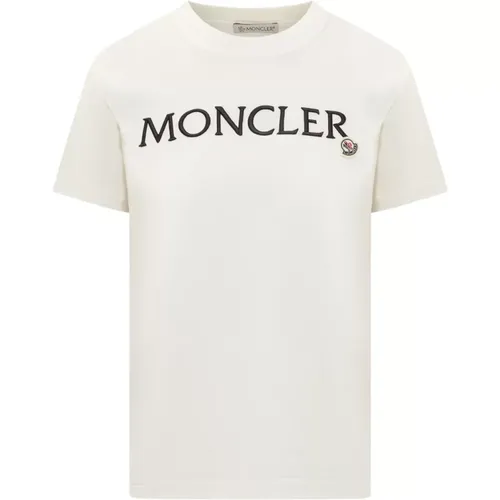 T-Shirt und Polo Kollektion , Damen, Größe: L - Moncler - Modalova