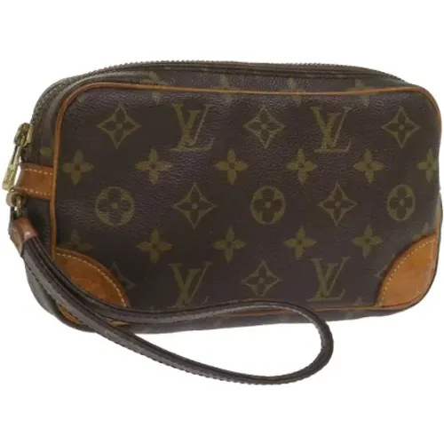 Pre-owned Canvas clutches , female, Sizes: ONE SIZE - Louis Vuitton Vintage - Modalova