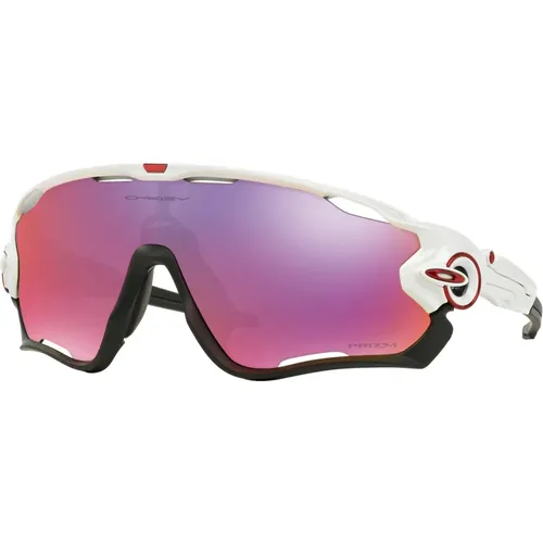 Jawbreaker Prizm Road Sonnenbrille,Sportliche Sonnenbrille Schwarz Klar-Schwarz Fotocromatisch - Oakley - Modalova