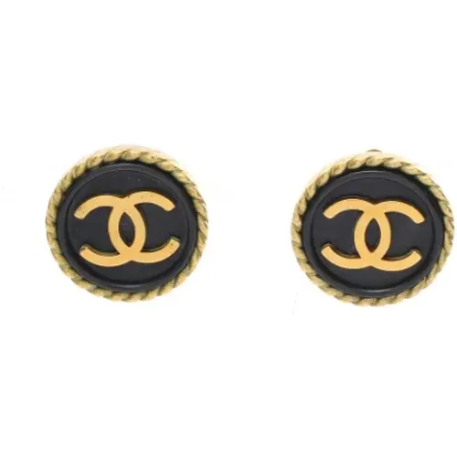 Pre-owned Metal earrings , female, Sizes: ONE SIZE - Chanel Vintage - Modalova