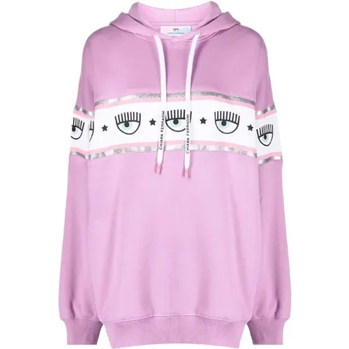 Sweatshirts Hoodies , Damen, Größe: S - Chiara Ferragni Collection - Modalova