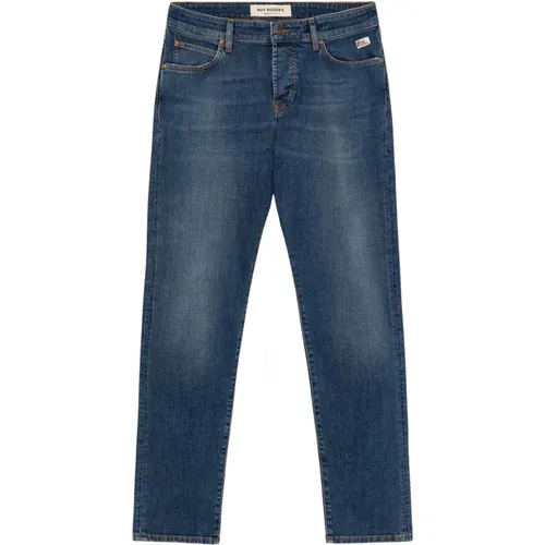 Dark Wash Slim Fit Denim Jeans , male, Sizes: W36, W35, W31, W34, W32, W38, W40, W33 - Roy Roger's - Modalova