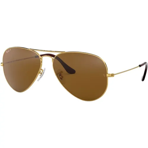 Klische polarisierte Aviator-Sonnenbrille , unisex, Größe: 58 MM - Ray-Ban - Modalova