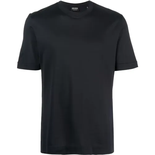 Silk/cotton t-shirt , male, Sizes: 3XL, XL - Ermenegildo Zegna - Modalova