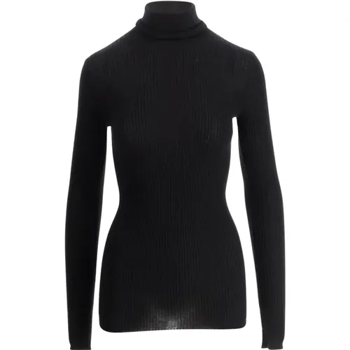 Seide Kaschmir Hoher Hals Pullover , Damen, Größe: XS - Wild Cashmere - Modalova