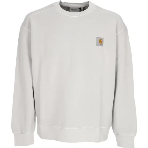 Silver Sonic Crew Neck Sweatshirt , male, Sizes: S, XL - Carhartt WIP - Modalova