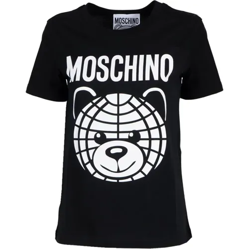 World Teddy Tshirt , female, Sizes: XS - Moschino - Modalova