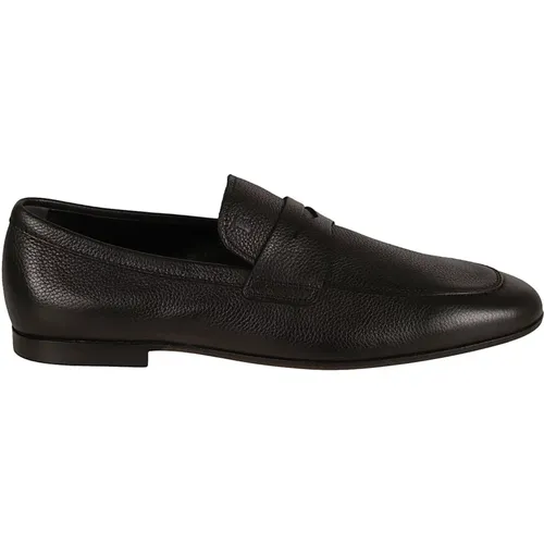 Schwarze flache Schuhe , Herren, Größe: 40 1/2 EU - TOD'S - Modalova