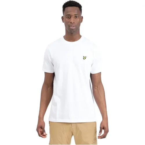 Weiße T-Shirt mit Golden Eagle kurze Ärmel , Herren, Größe: XL - Lyle & Scott - Modalova