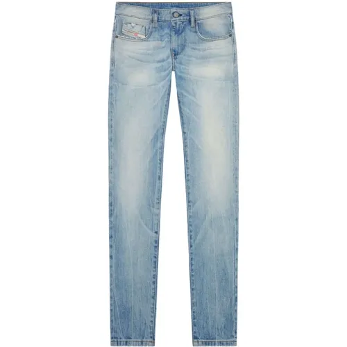 Cotton Blend Slim Cut Jeans , male, Sizes: W31 - Diesel - Modalova