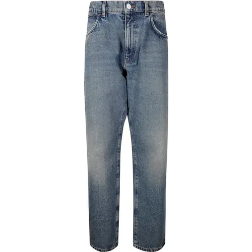 Herren Straight Cotton Jeans , Herren, Größe: W29 - Amish - Modalova