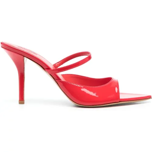Patent Heel Sandal , female, Sizes: 7 UK, 6 UK - Gia Borghini - Modalova